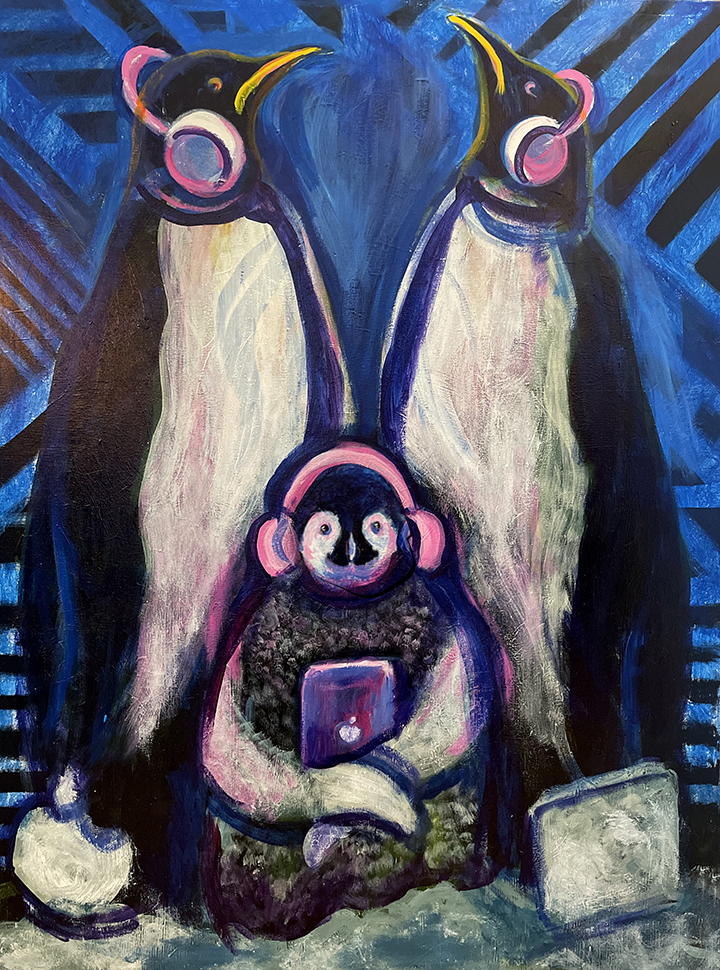 PENGUIN painting