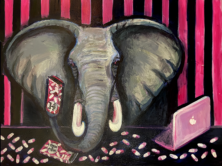 ELEPHANT painting