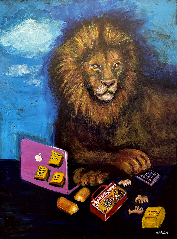lion PAINTING
